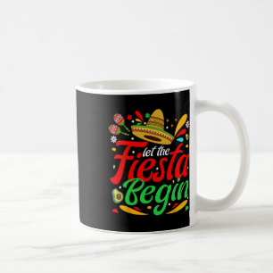 Caneca De Café Comece A Festa Divertida Cinco De Mayo Mexicana P