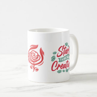Caneca De Café Comece a pensar na criatividade