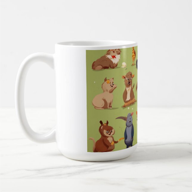 Caneca De Café Comédia com Bichinhos: Quando os Animais Ficam Bob (Esquerda)
