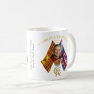 Caneca De Café Comemoração da coroação Rei Carlos III