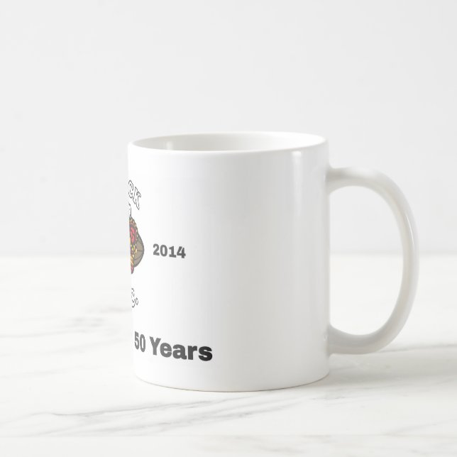 Caneca De Café Comemorando 50 anos (Direita)