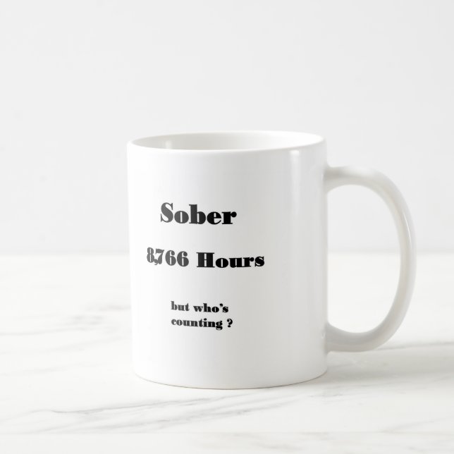 Caneca De Café comemorando a sobriedade (Direita)