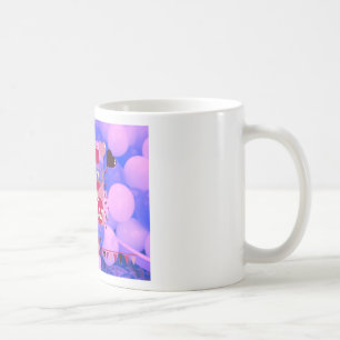 Caneca De Café Comemorando as Bênçãos do Meu Aniversário Alegre