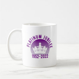 Caneca De Café Comemorativa de Platinum Jubilee 1952-2022 