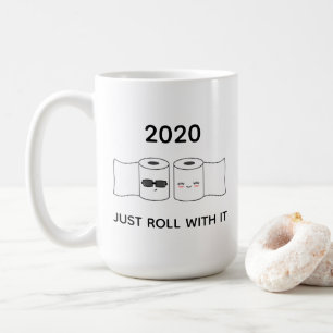 Caneca De Café Comemorativo De 2020 Engraçado, Realize Com Ele