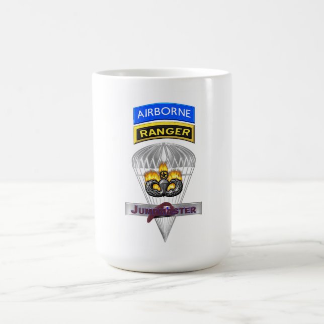 Caneca De Café Comemorativo de Ranger Jumpmaster (Centro)