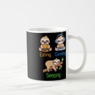 Caneca De Café Comendo Jogos Dormindo Jogo Homens Leves Crianças