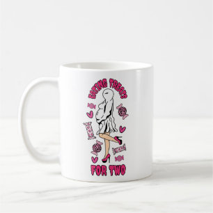 Caneca De Café "Comendo Tratamentos para Dois" Grávida Fantasma d