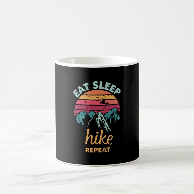 Caneca De Café Comer, Dormir, Caminhar, Repetir (Centro)