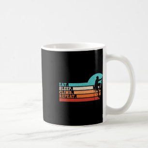 Caneca De Café Comer Dormir Escalar Repetir Divertido Escalada Al