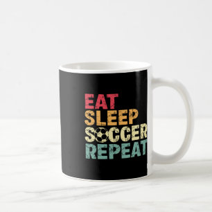 Caneca De Café Comer Dormir Futebol Repetir Jogador de Futebol En