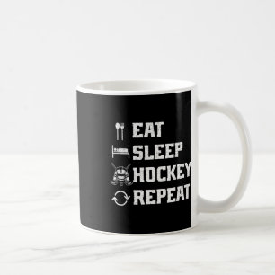 Caneca De Café Comer Dormir Hóquei Repetir Jogador de Hóquei no G
