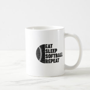Caneca De Café Comer Dormir Softll Repetir Adolescentes Meninas M