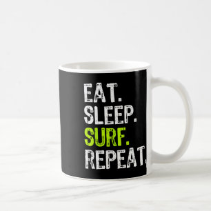 Caneca De Café Comer Dormir Surfar Repetir Surfando Surfista Engr