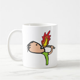 Caneca De Café Comer Fogo