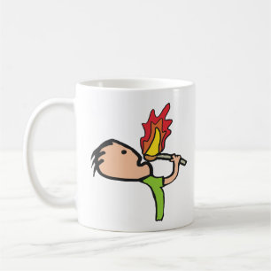 Caneca De Café Comer Fogo