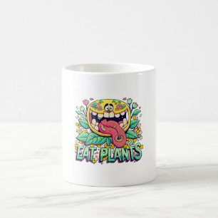 Caneca De Café Comer Plantas