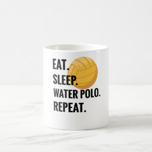 Caneca De Café Comer Presente Do Jogador De Polo Aquático Do Pol