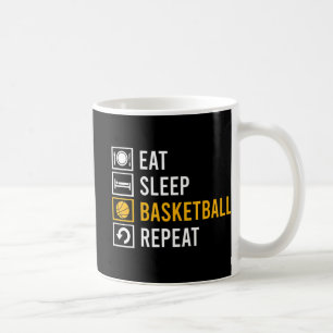 CANECA DE CAFÉ COMER REPETIÇÃO DE BASQUETEBOL DE SONO