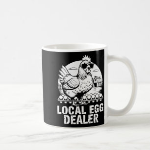 Caneca De Café Comerciante Local de Ovos Engraçado Retro Páscoa F