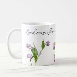 Caneca De Café Comfrey Botanical De Crepagem