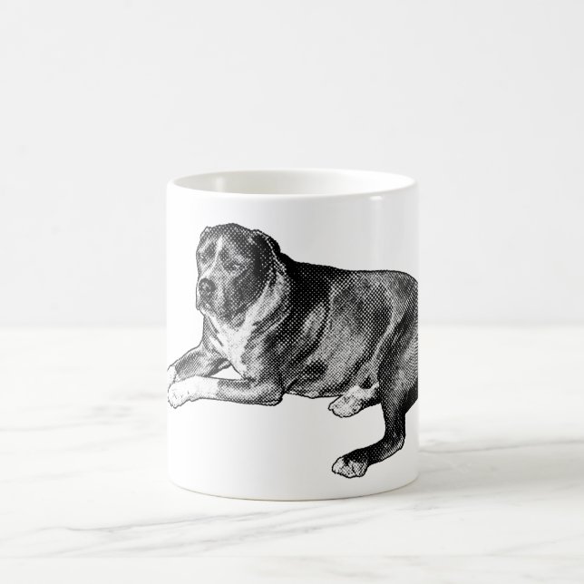 Caneca De Café Comic Halftone Pup - Cozy Mug (Centro)