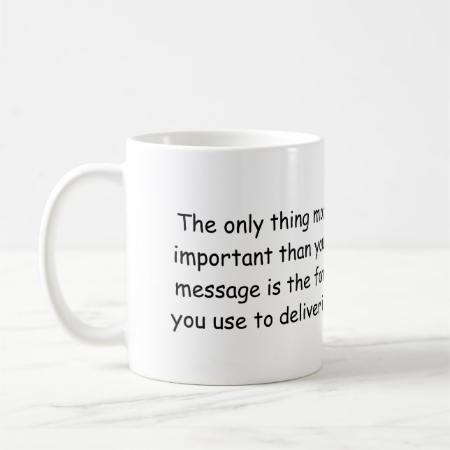 Caneca De Café Comic Sans (Esquerda)