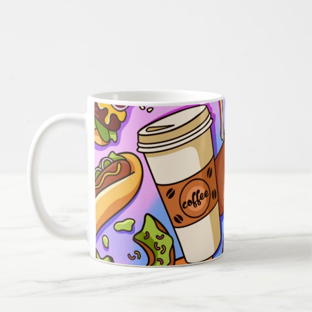 Caneca De Café Comida (Esquerda)