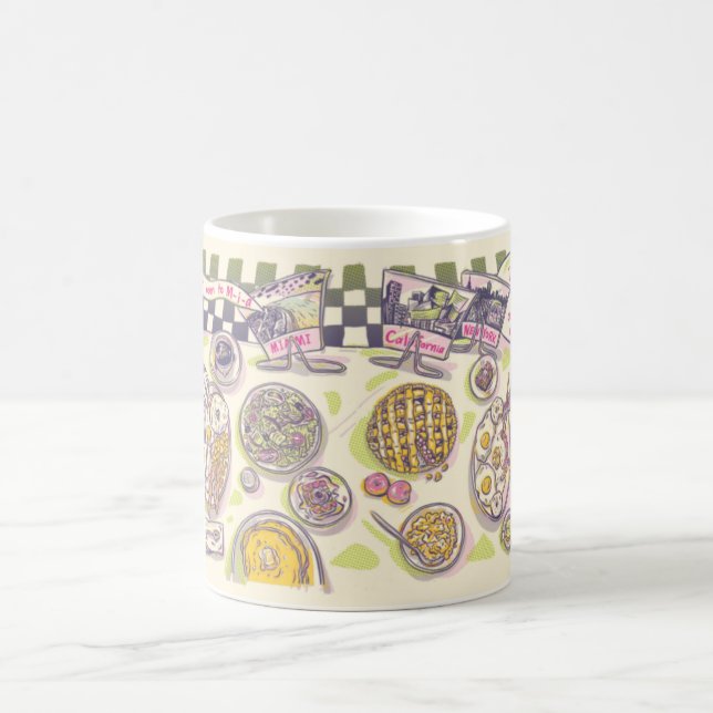 Caneca De Café Comida americana de tentativa (Centro)