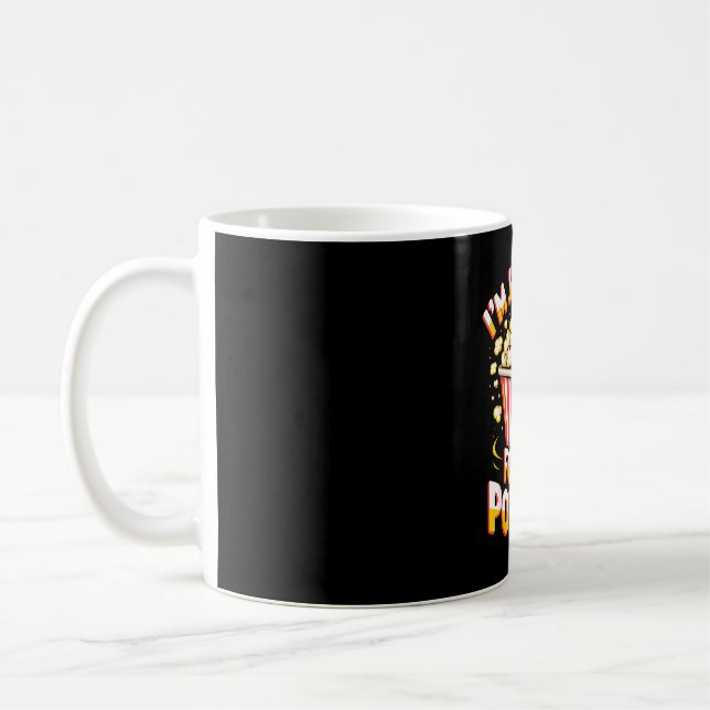 Caneca De Café Comida de filme noturna aqui para o pipoca  (Esquerda)