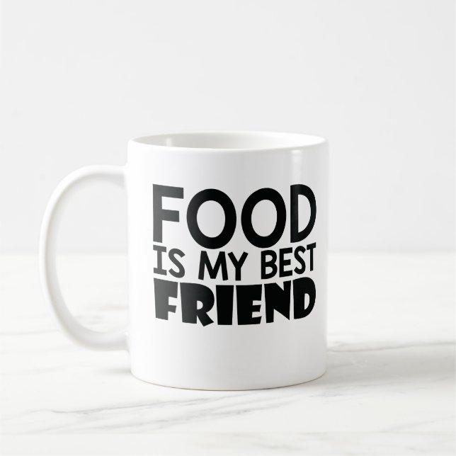 Caneca De Café Comida É Meu Melhor Amigo (Esquerda)