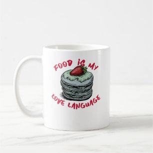 Caneca De Café Comida É Minha Língua De Amor
