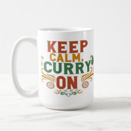 Caneca De Café Comida Engraçada - Mantenha Calma e Especialidade