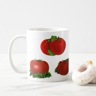 Caneca De Café Comida, Frutas, Produtos Hortícolas, De Tomates De