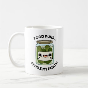 Caneca De Café Comida Puns Pickle Meu Rico Comida Engraçado Pun