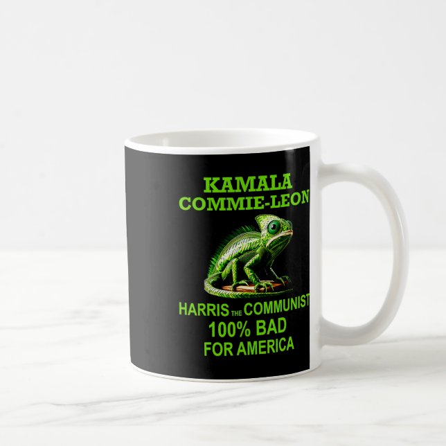 Caneca De Café Comissão Comunista Harris Comrade Kamala Commie (Direita)