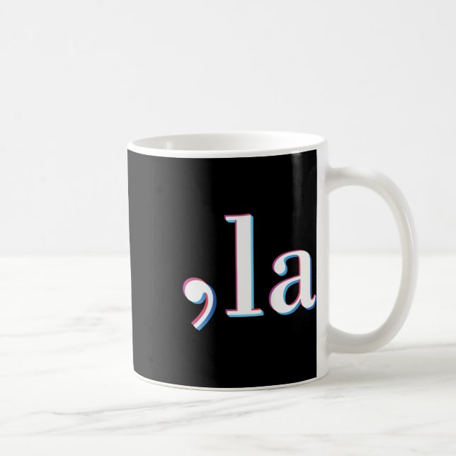 Caneca De Café Comma La Kamala Harris Funny 1 (Direita)