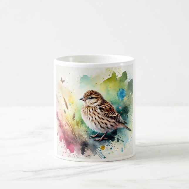 Caneca De Café Common Linnet 210724AREF102 - Watercolor (Centro)