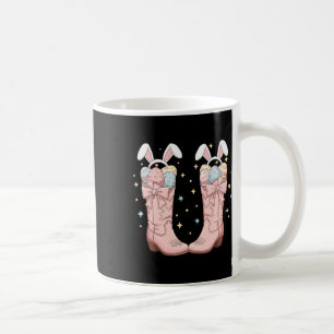 Caneca De Café Como a Páscoa da Páscoa Ocidental Bunny Cowboy Boo