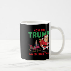 Caneca De Café Como A Trump Salvou O Natal Engraçado Trump Christ
