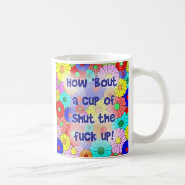 Caneca De Café Como ataque um o copo de STFU? (Direita)