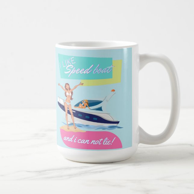 Caneca De Café como barco a velocidade (Direita)