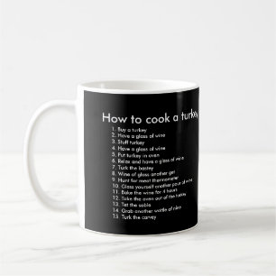 Caneca De Café Como cozinhar um peru - ou sobrevivendo ao Natal