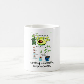 Caneca De Café Como Cultivar Uma Árvore Avocado