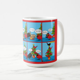 Caneca De Café Como decorar uma banda desenhada de árvore de Nata