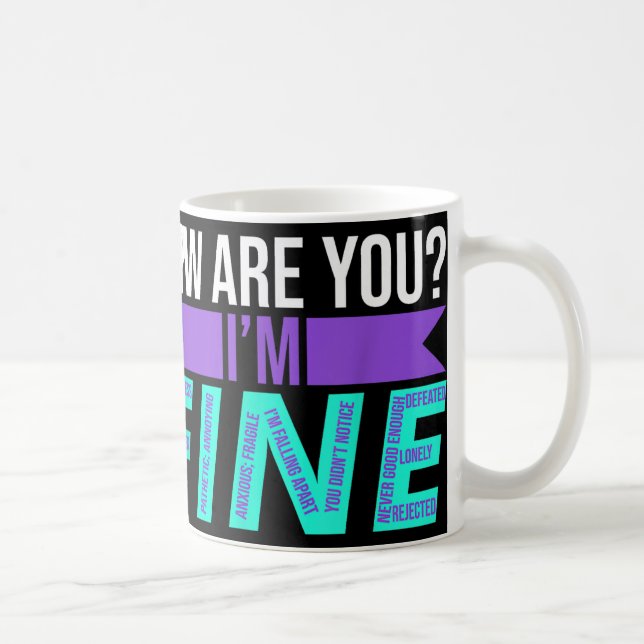 Caneca De Café Como É Que Se Encontra A Prevenção Do Suicídio? (Direita)