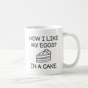 Caneca De Café Como eu gosto dos meus ovos