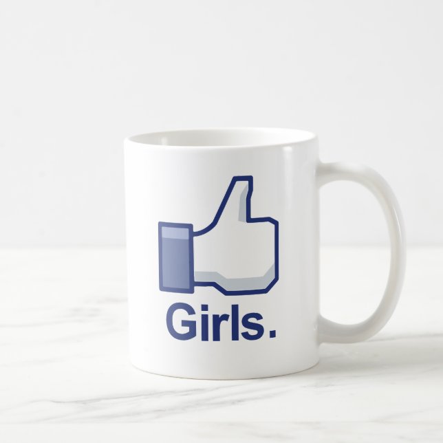 Caneca De Café Como Garotas (Direita)