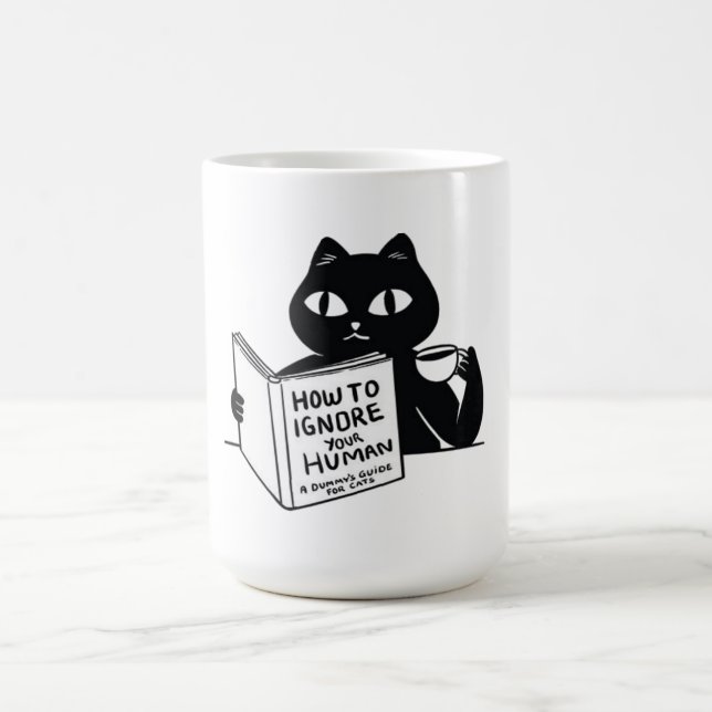 Caneca De Café Como ignorar sua galera (Centro)
