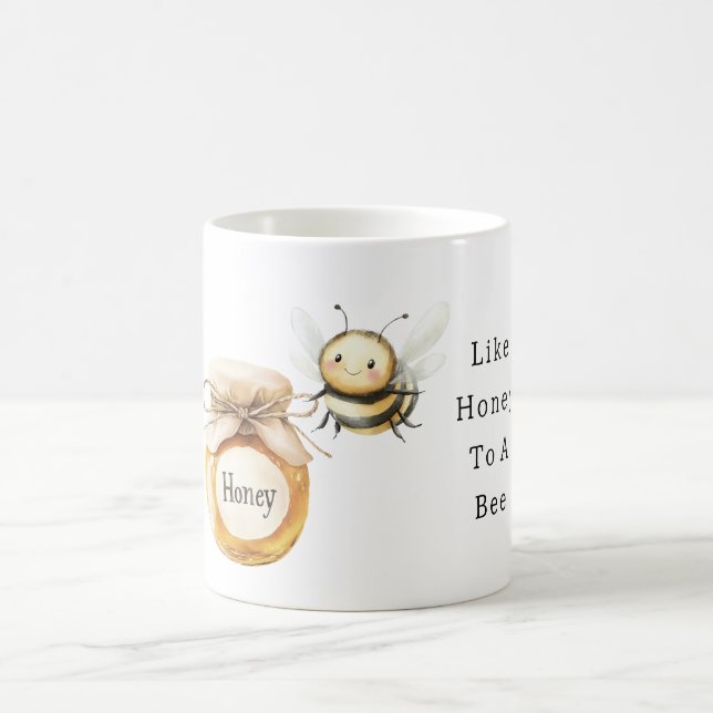 Caneca De Café Como Mel Para Uma Abelha (Centro)